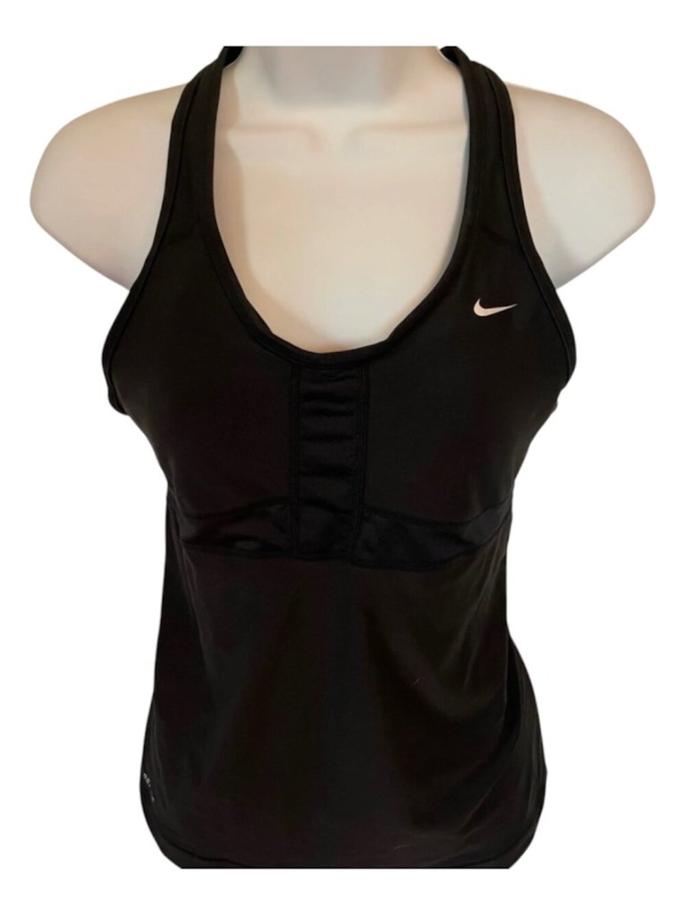 Nike Black Dry Fit Razor Back Workout TankSize Medium